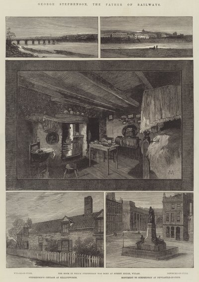 George Stephenson, the Father of Railways by Charles Auguste Loye